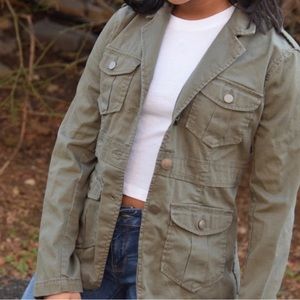 Jessica Simpson Army Utility Jacket. Size Large.